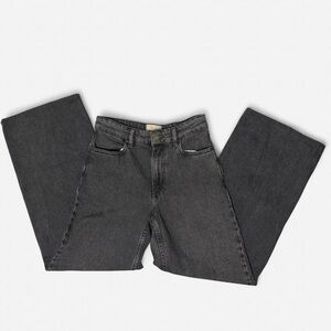 Sezane Gray Wide-Leg Jeans size 25/26